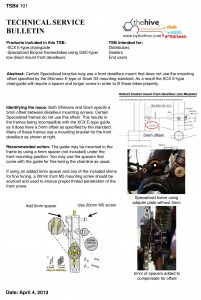 Click to enlarge ethirteen-TSB-101-XCX-E-type technical service bulletin