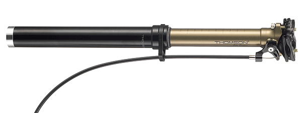 View at bikethomson.com Thompson Elite Dropper bike seatpost with remote-control cable