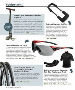 la pompe de vélo Annihilateair G200A d’Axiom Performance Gear en Velo Mag