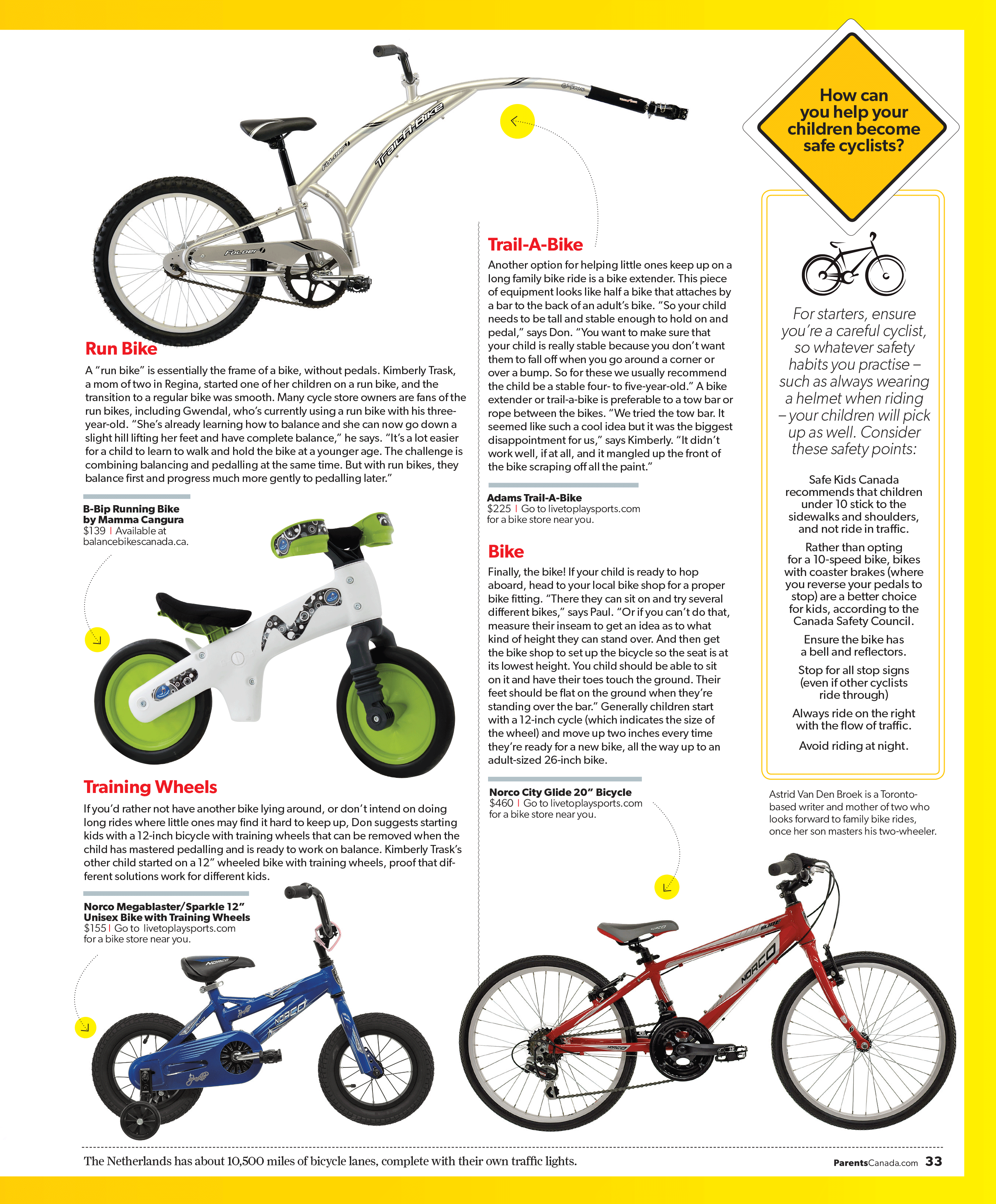 Child run bikes, bike with training wheels, Trail-A-Bike, and youth bicycles